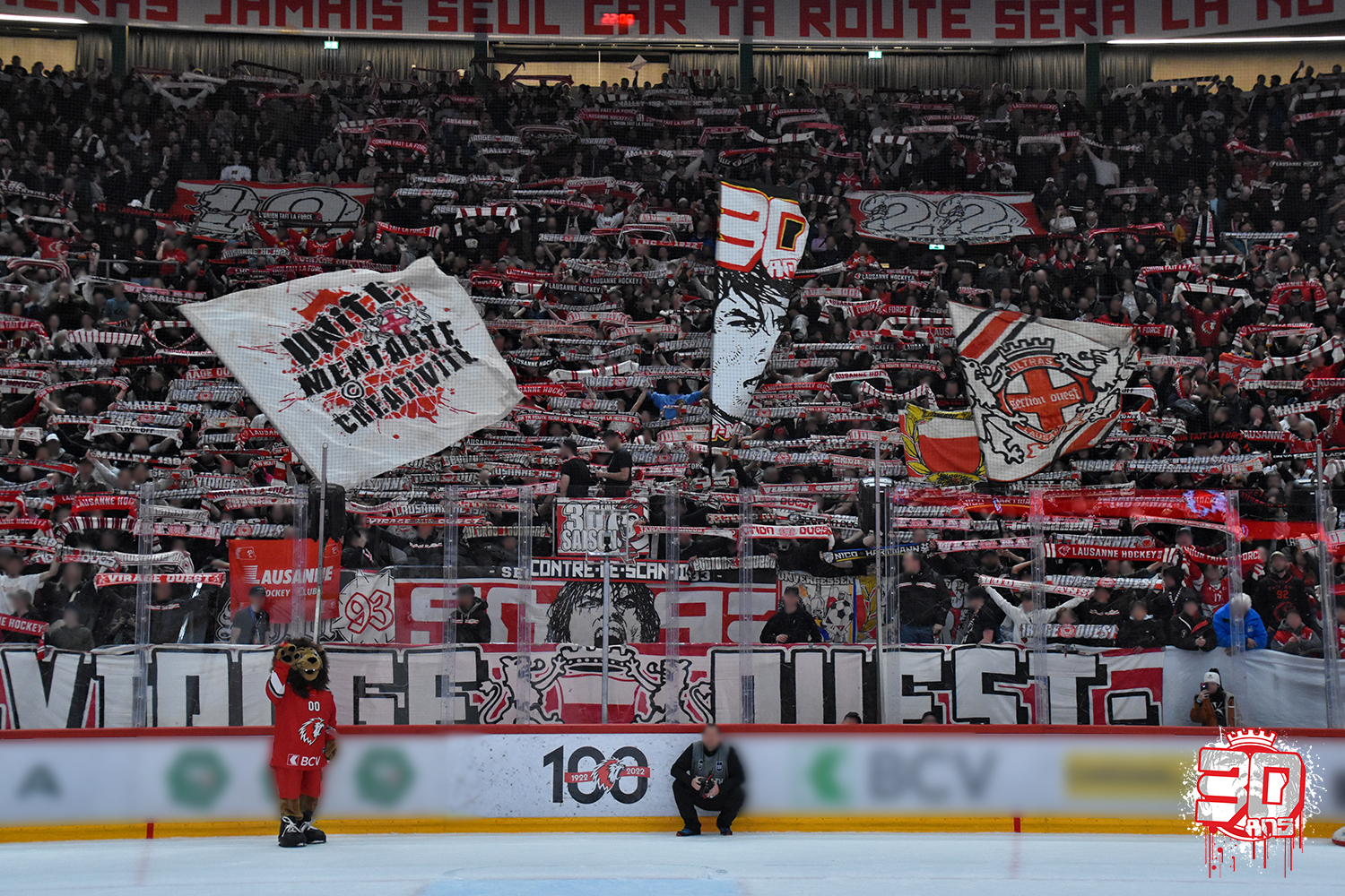 Section Ouest 1993 Ultras Lausanne HC